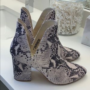 Steve Madden snakeskin boots